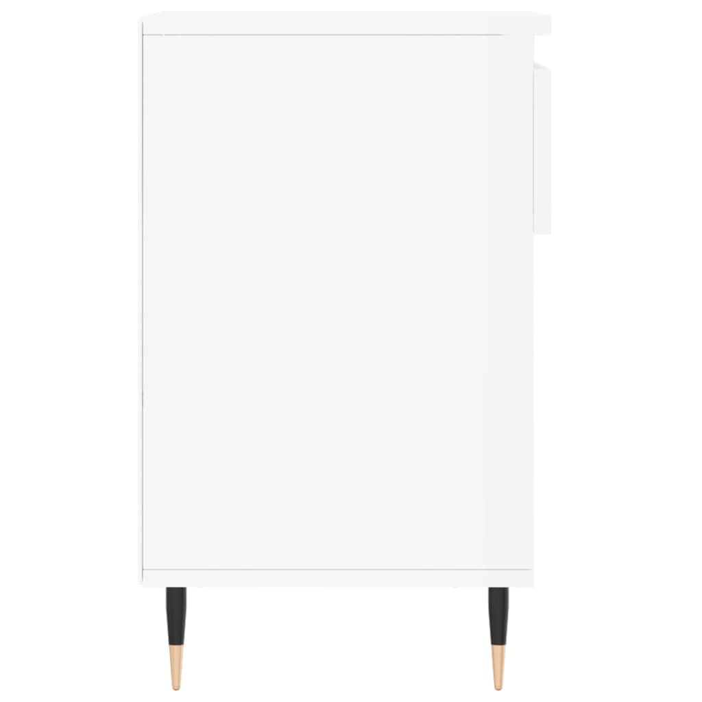 Mueble zapatero madera blanco brillo 102x36x60 cm vidaXL