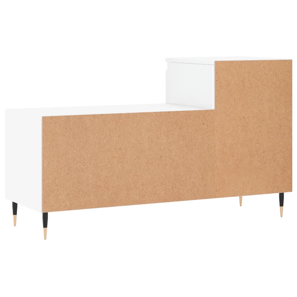 Mueble zapatero madera blanco brillo 102x36x60 cm vidaXL