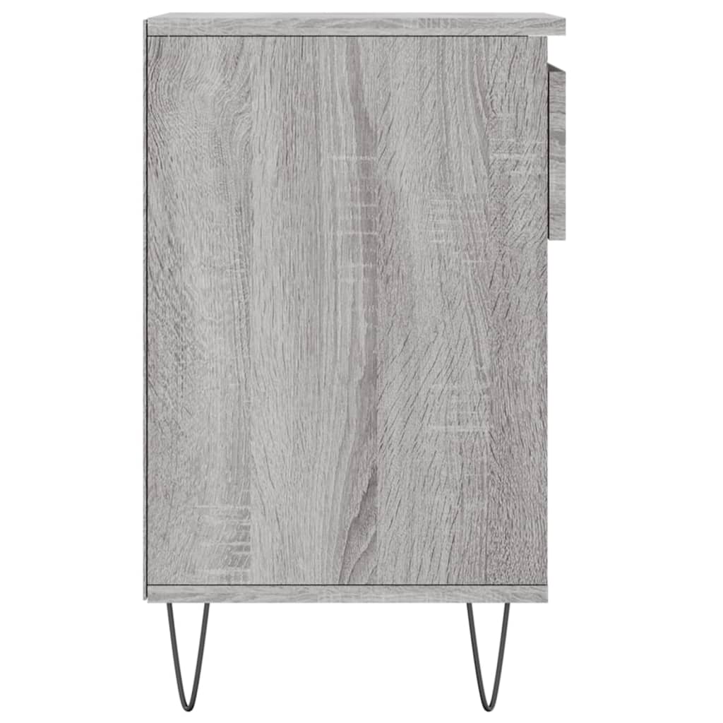 Mueble zapatero madera gris Sonoma 102x36x60 cm vidaXL