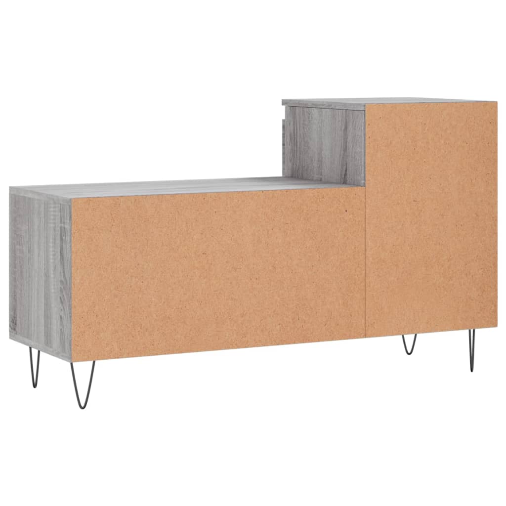 Mueble zapatero madera gris Sonoma 102x36x60 cm vidaXL