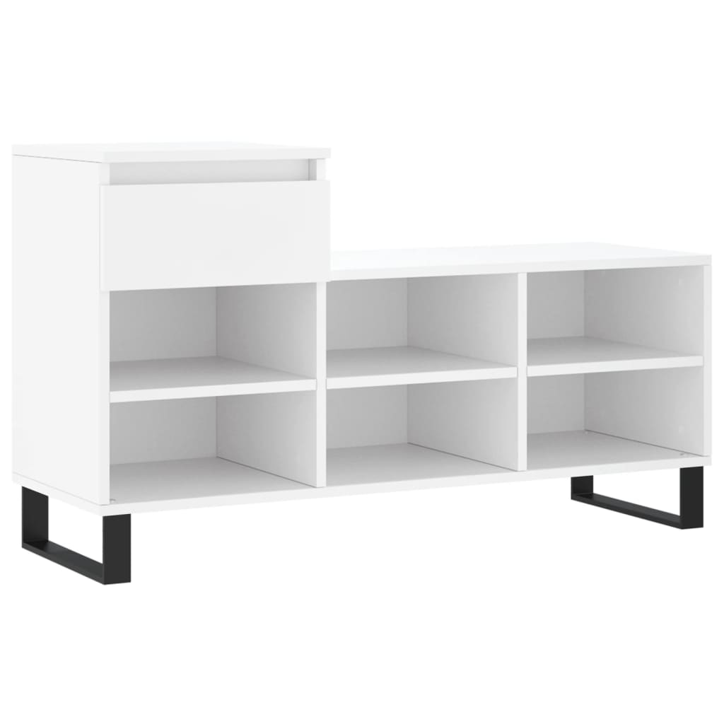 Mueble zapatero madera blanco 102x36x60 cm vidaXL