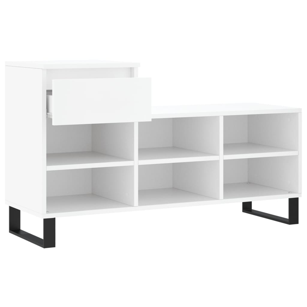 Mueble zapatero madera blanco 102x36x60 cm vidaXL