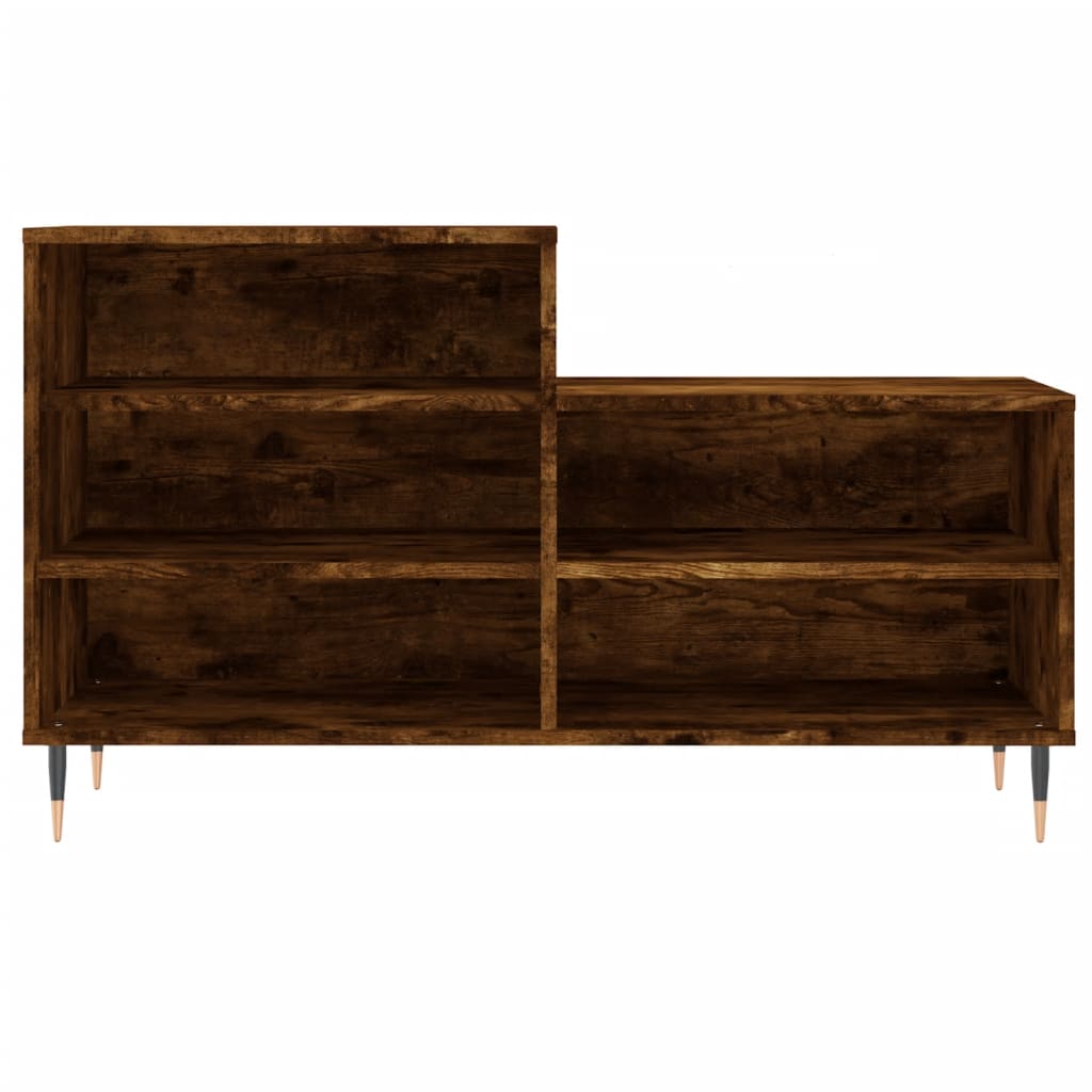 Mueble zapatero madera roble ahumado 102x36x60 cm vidaXL