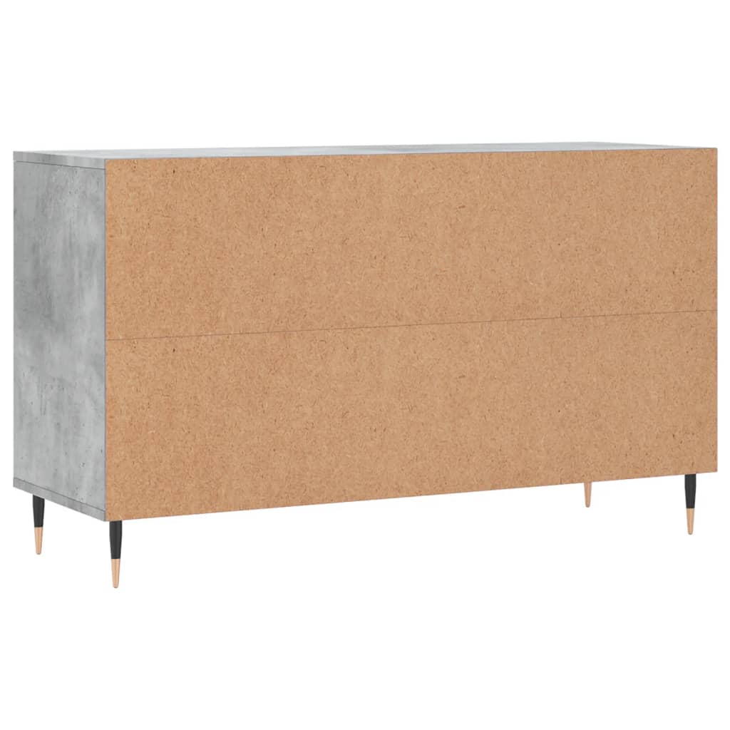 Mueble zapatero madera gris hormigón 102x36x60 cm vidaXL