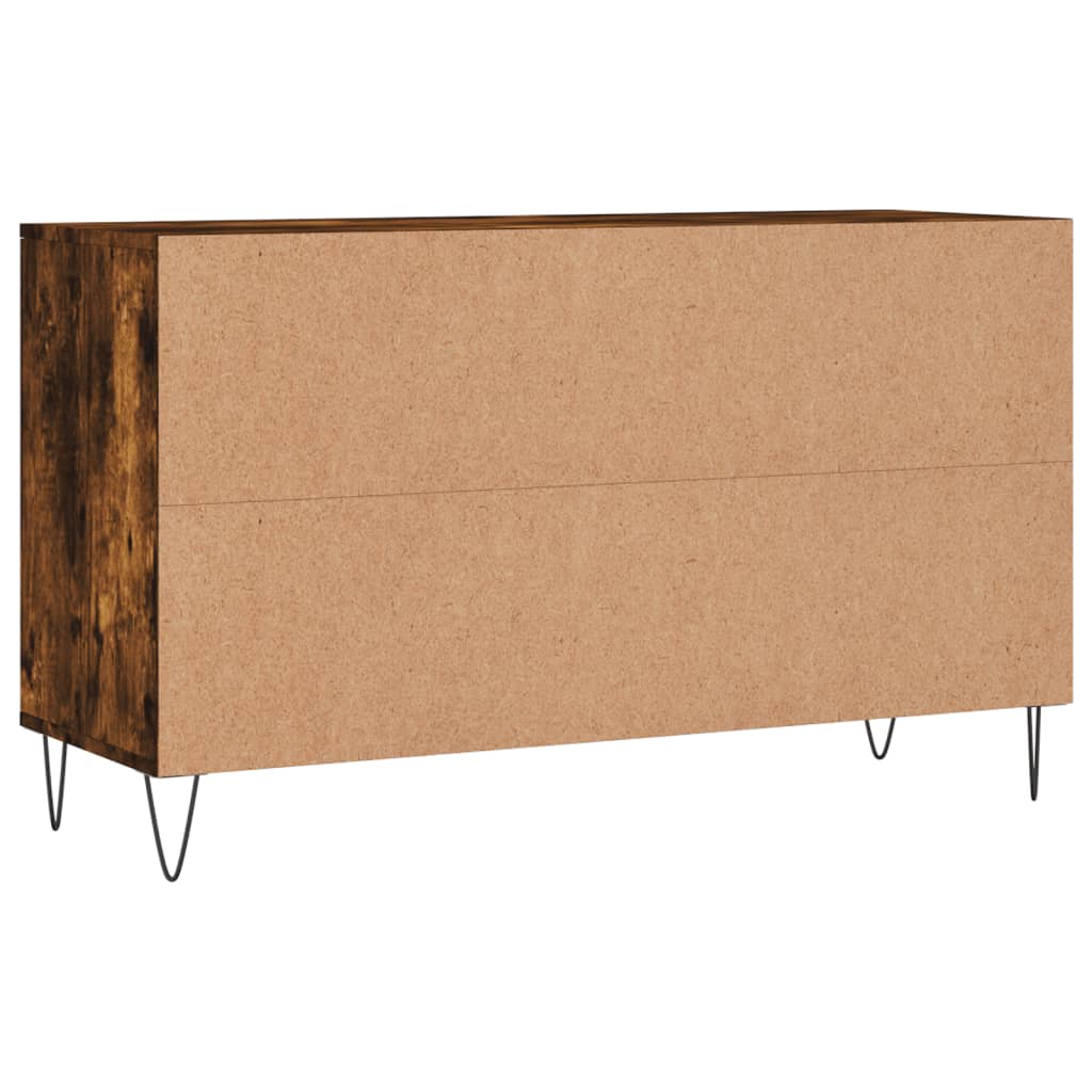 Mueble zapatero madera roble ahumado 102x36x60 cm vidaXL