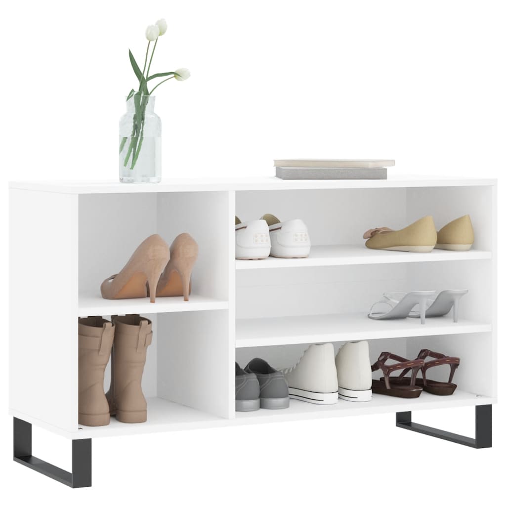 Mueble zapatero madera blanco 102x36x60 cm vidaXL