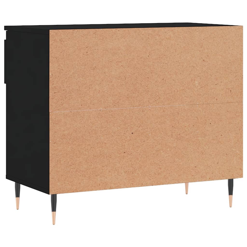 Mueble zapatero madera negro 70x36x60 cm vidaXL