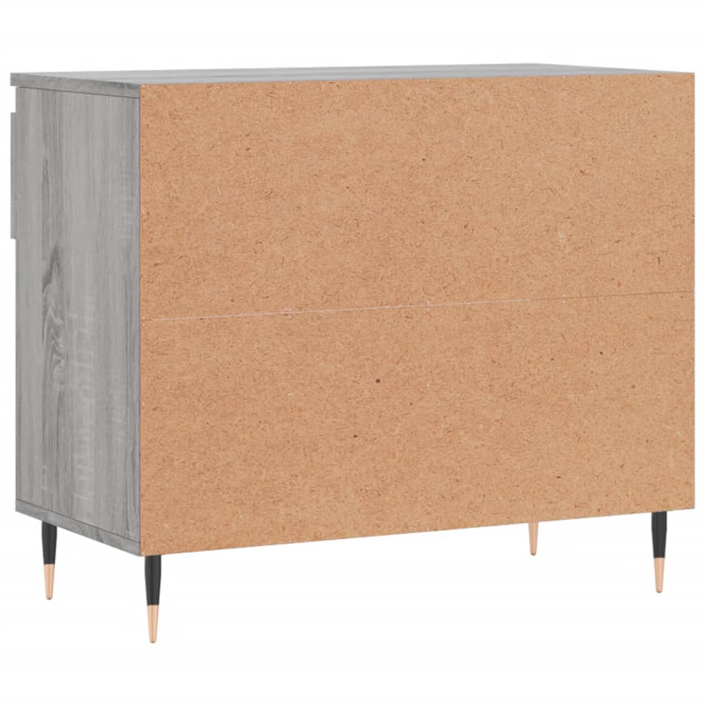 Mueble zapatero madera gris Sonoma 70x36x60 cm vidaXL