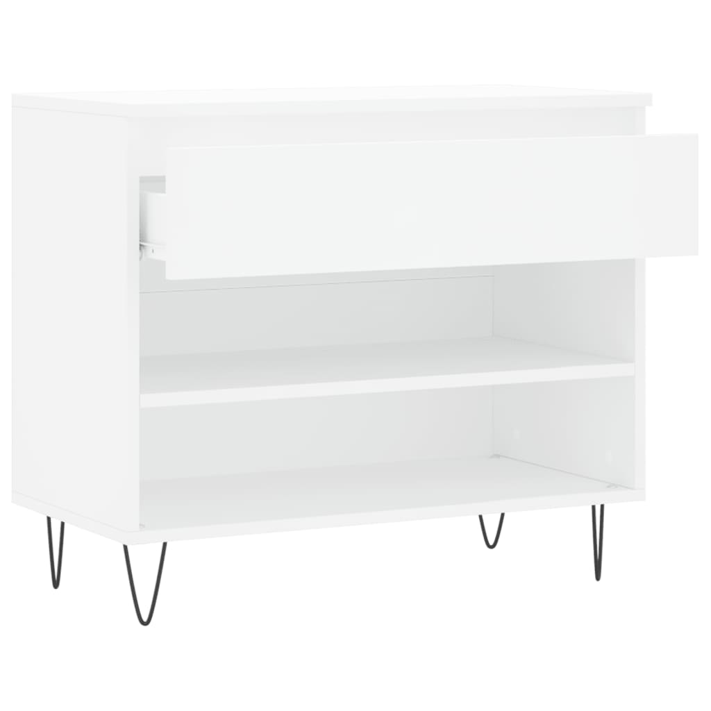 Mueble zapatero madera blanco 70x36x60 cm vidaXL