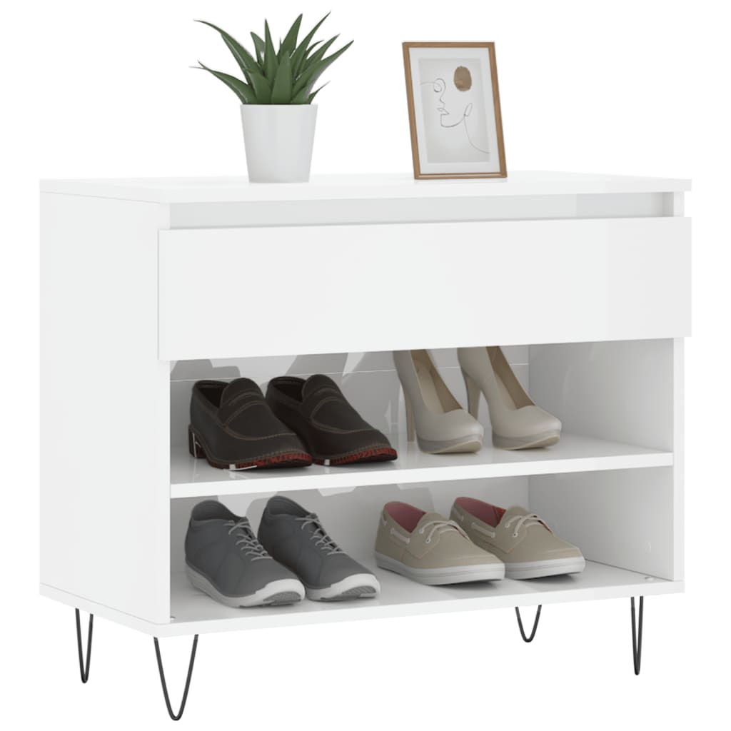 White plywood shoe shoe cabinet 70x36x60 cm