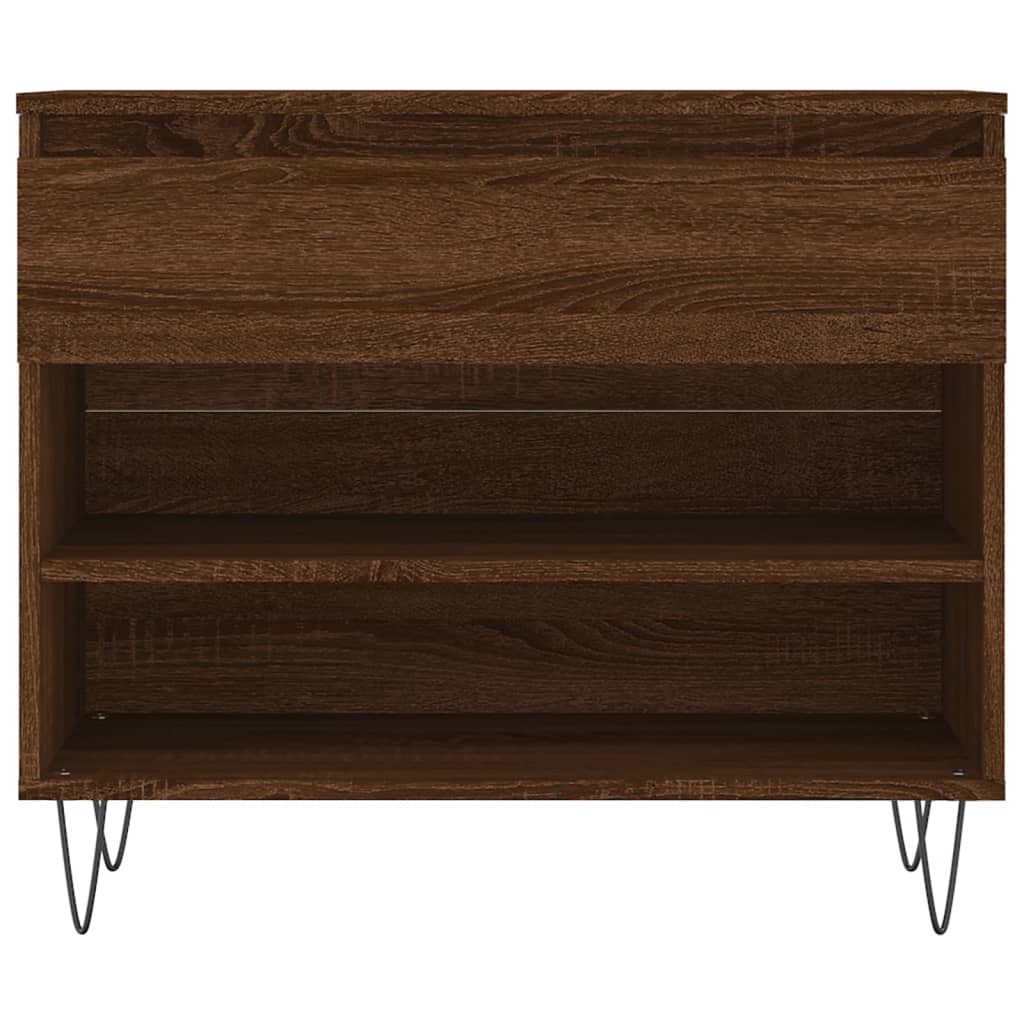 Mueble zapatero madera roble marrón 70x36x60 cm vidaXL