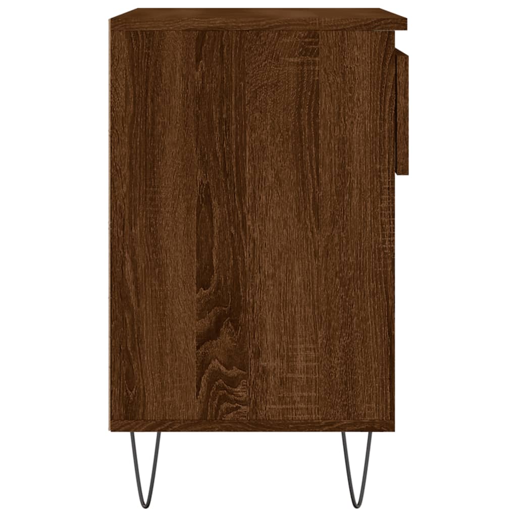 Mueble zapatero madera roble marrón 70x36x60 cm vidaXL