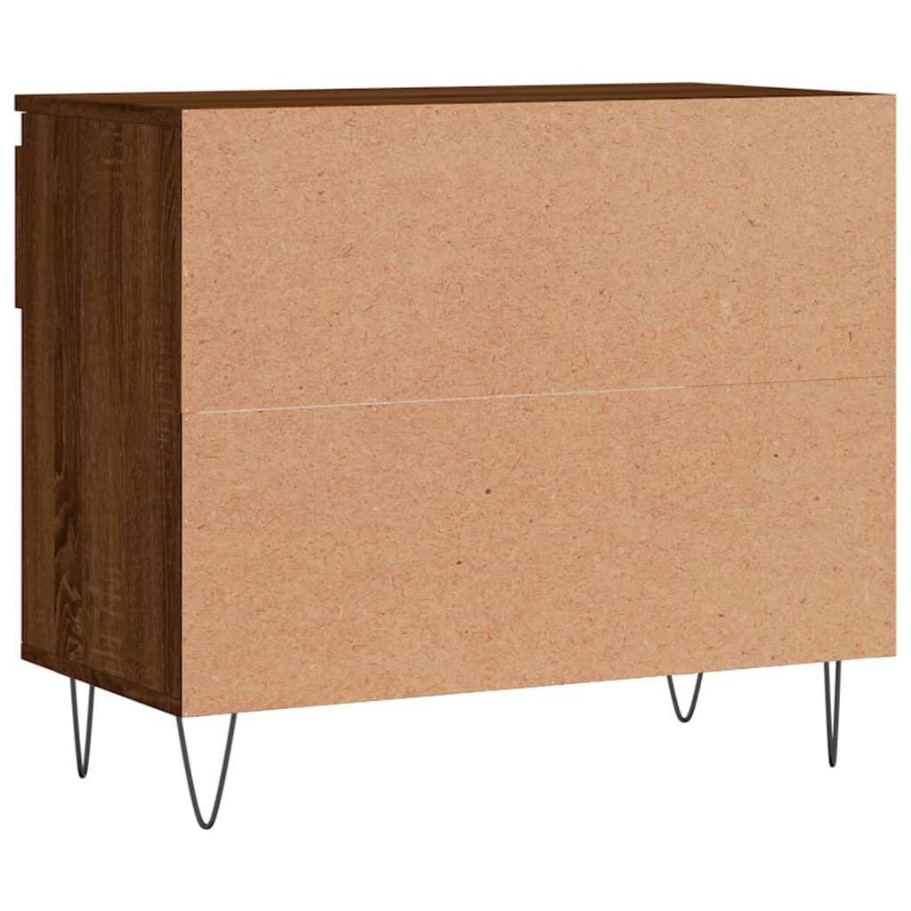 Mueble zapatero madera roble marrón 70x36x60 cm vidaXL