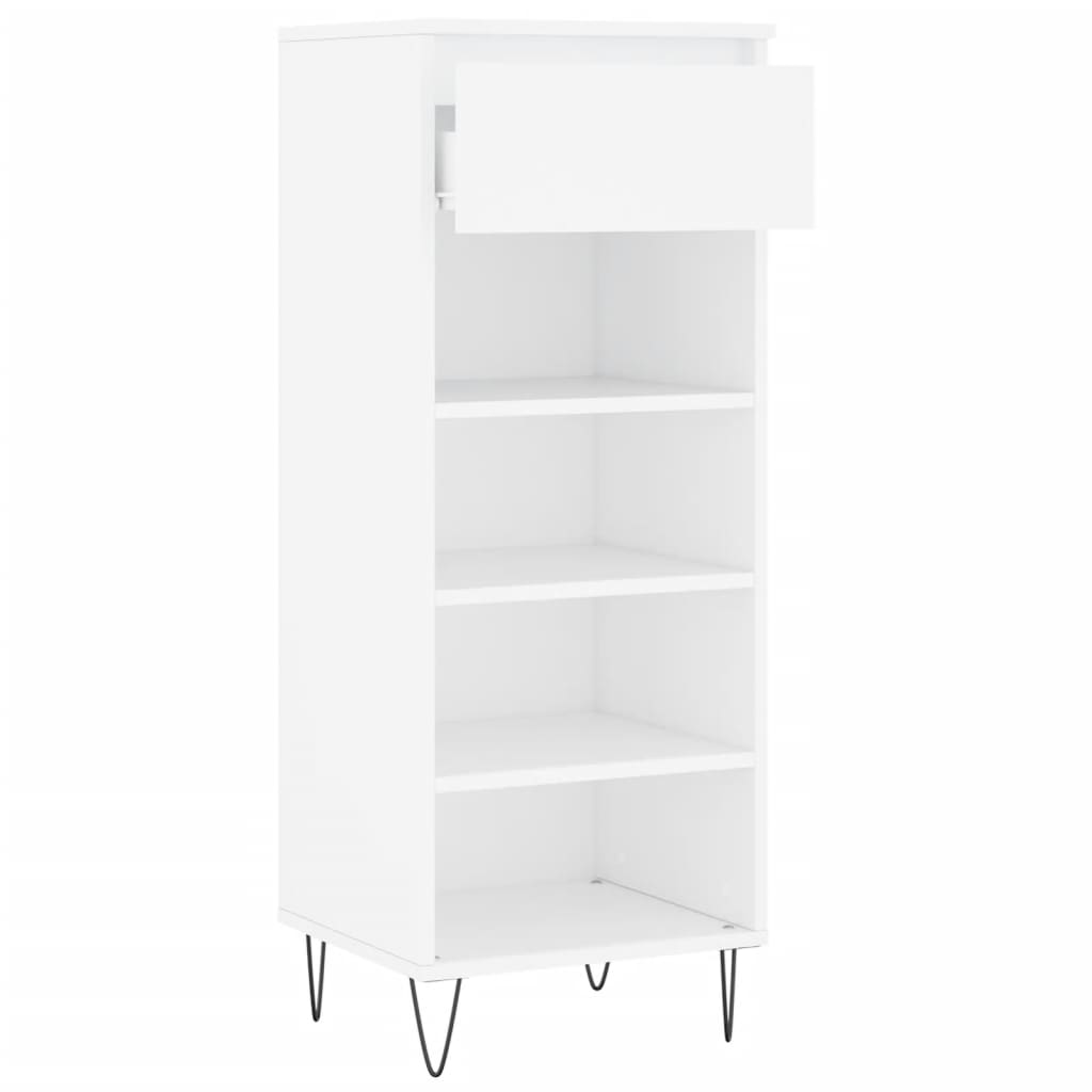 Mueble zapatero madera blanco 40x36x105 cm vidaXL