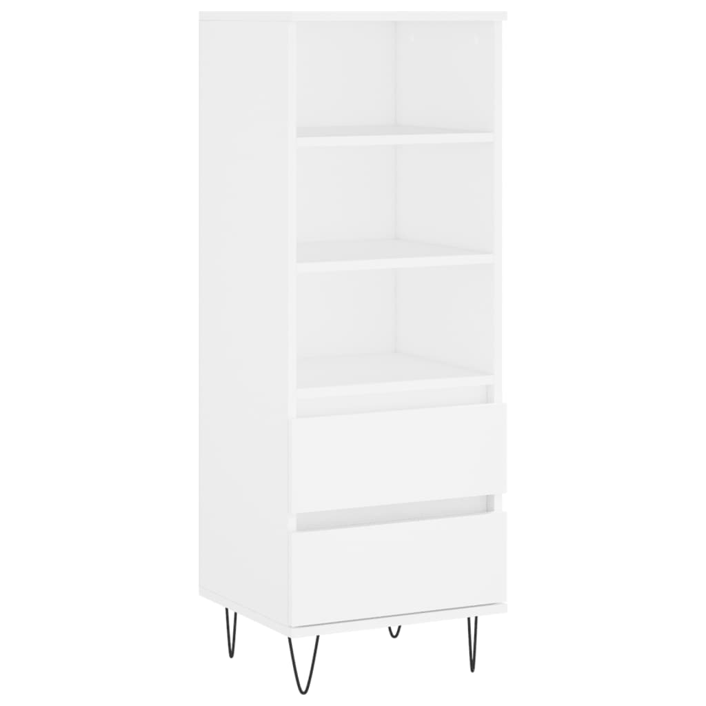 Alta Wooden Woodense em branco 40x36x110 cm