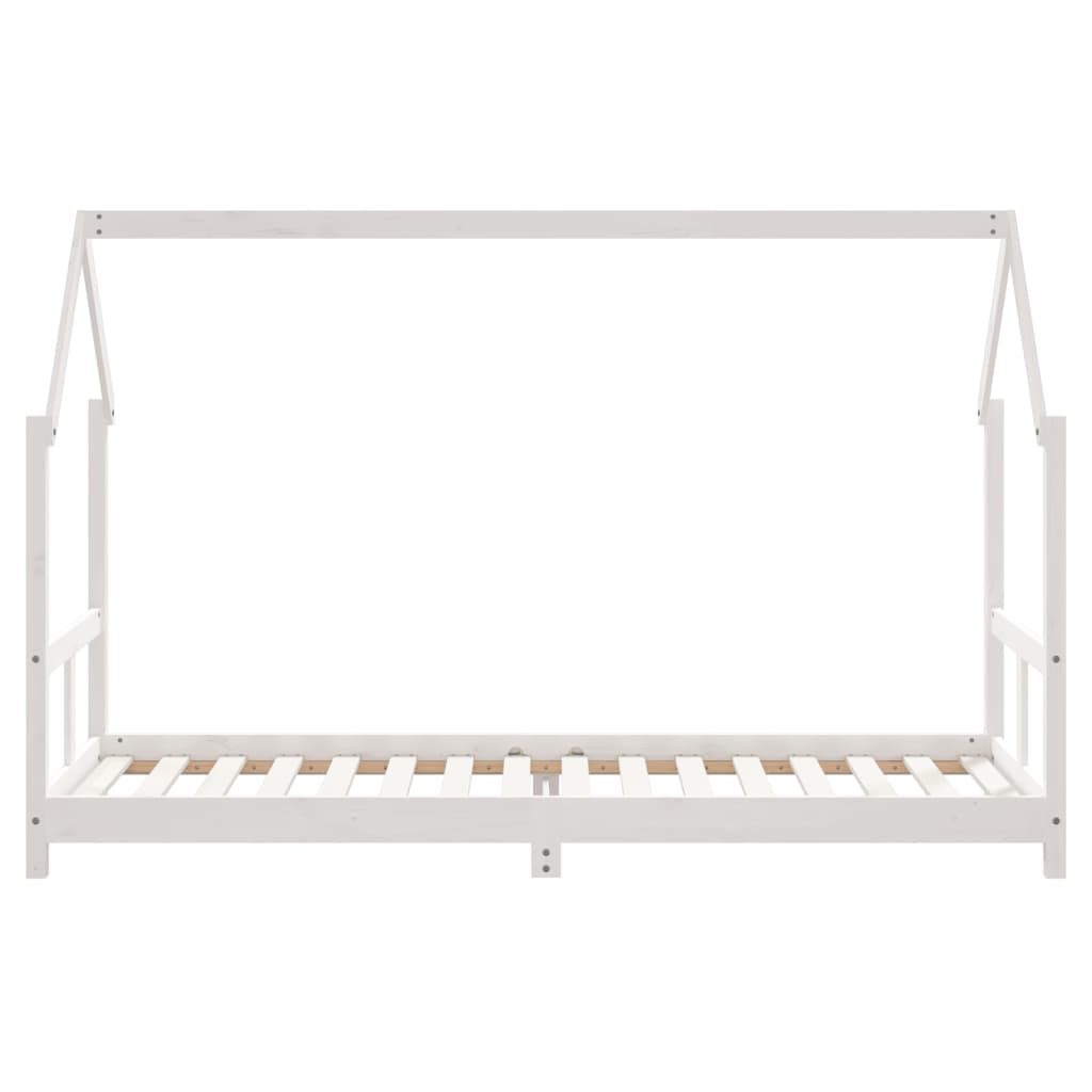 Estructura de cama para niños madera de pino blanco 80x200 cm vidaXL