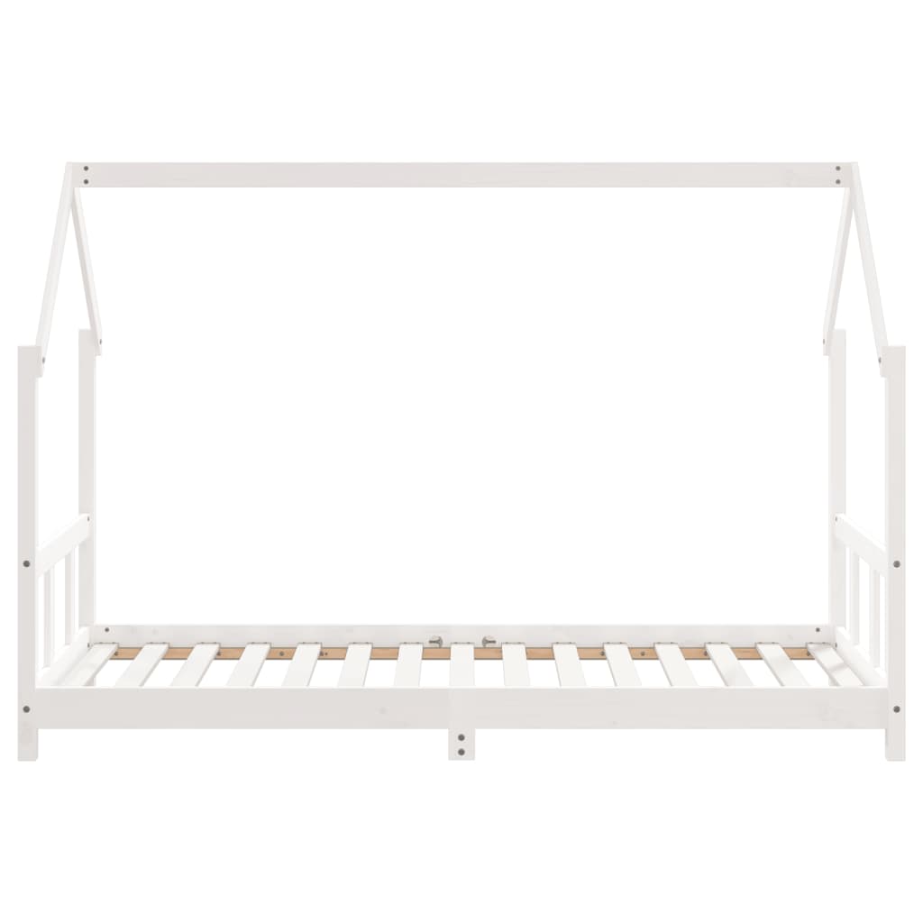 Estructura de cama para niños madera de pino blanco 90x190 cm vidaXL