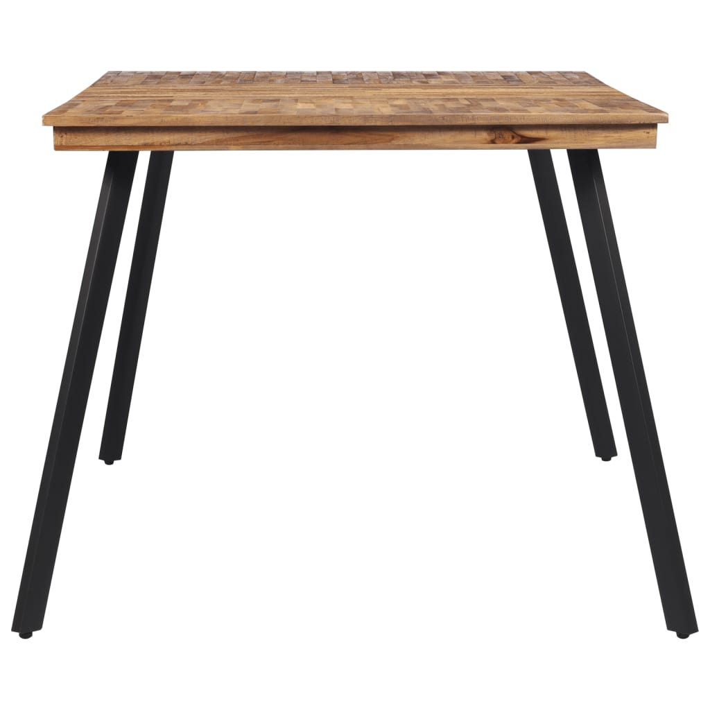 Teak solid wooden dining table 169x98,5x76 cm