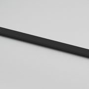 Puerta corredera vidrio templado y aluminio negra 90x205 cm v0334 - Vetonek