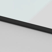 Puerta corredera vidrio templado y aluminio negra 102,5x205 cm v0372 - Vetonek