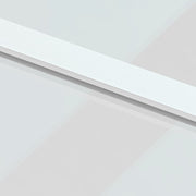 Puerta corredera vidrio templado y aluminio blanca 90x205 cm - Vetonek
