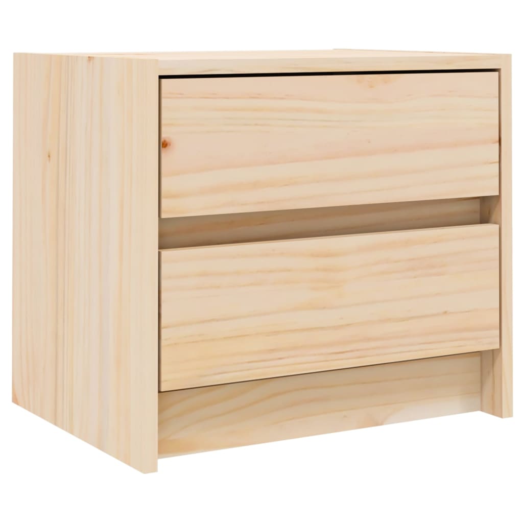 Mesita de noche madera maciza de pino 40x31x35,5 cm vidaXL