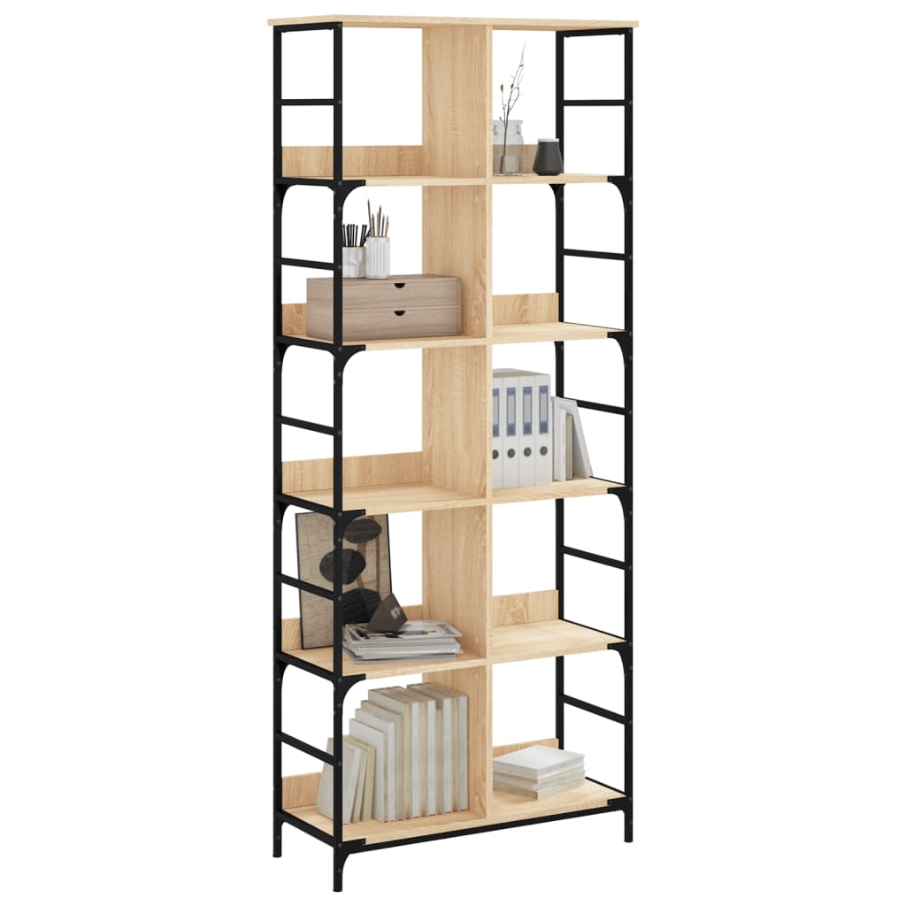 Synthesized wood shelf Nexus oak Sonoma 78.5x33x188.5 cm