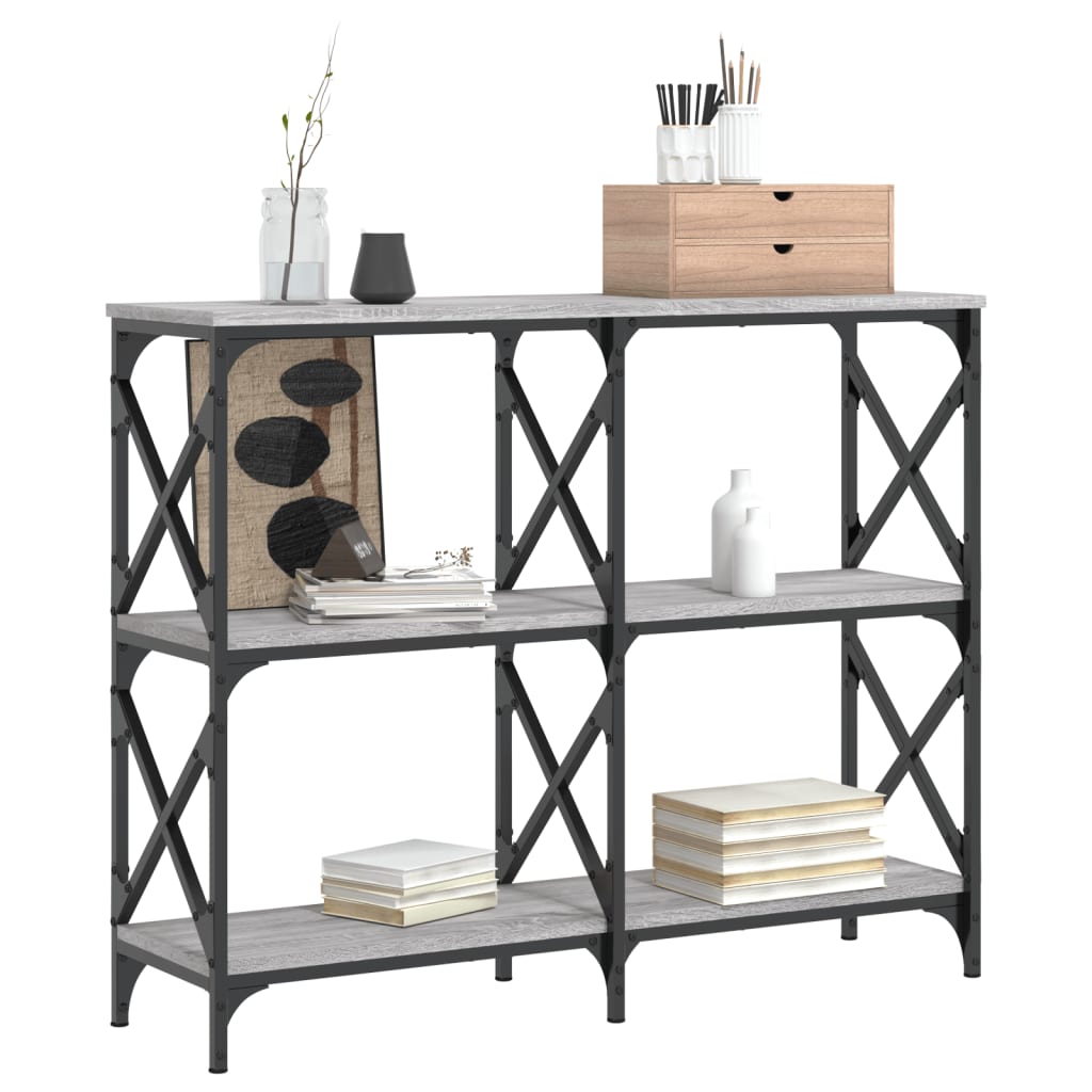 Sonoma Gray Engineering Wood console 100x28x80.5 cm