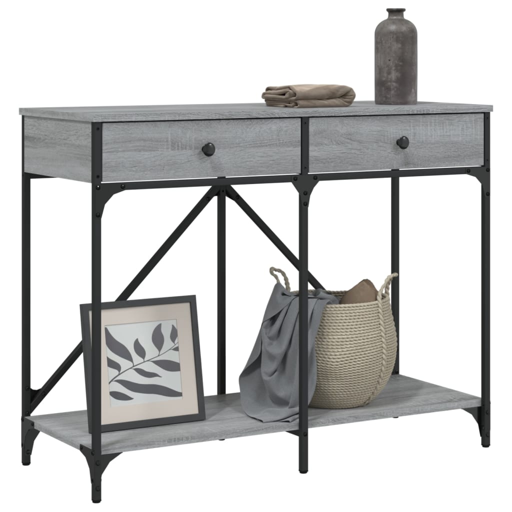 Sonoma Gray Engineering Wood console 100x39x78.5 cm