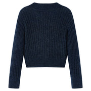Vetonek Rebeca de punto infantil azul marino 140