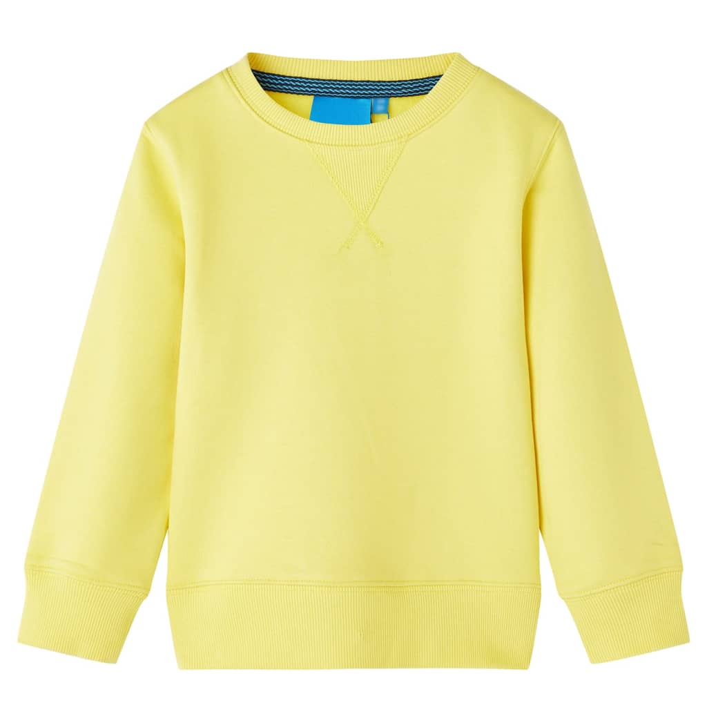 Sudadera infantil amarillo claro 92