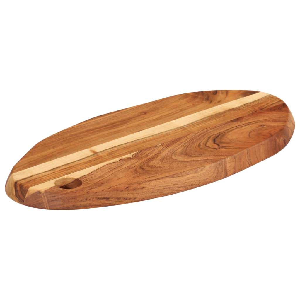 Vetonek Tabla de cortar madera maciza de acacia 50x25x2,5 cm