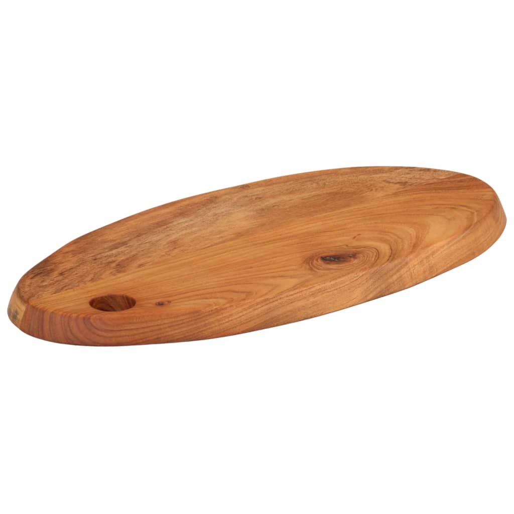 Tabla de cortar madera maciza de acacia 50x25x2,5 cm