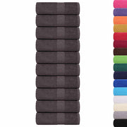 Vetonek Bath Cloths 50 pcs anthracite 15x21 cm 360 gsm 100% cotton
