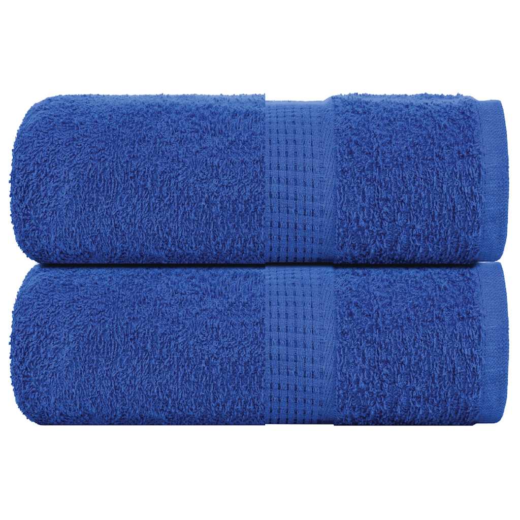 Vetonek Toallas de Jabón 2 piezas azul 30x30 cm 360 g/m² 100% algodón