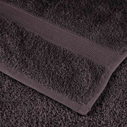 Towel set 8 pieces 100% cotton anthracite 360 gsm v7034 - Vetonek