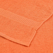 Towel set 8 pieces 100% orange cotton 360 gsm - Vetonek