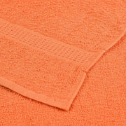 Towel set 6 pieces 100% orange cotton 360 gsm v7294 - Vetonek