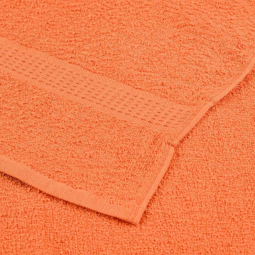 Towel set 6 pieces 100% orange cotton 360 gsm v7294 - Vetonek