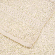 Towel set 6 pieces 100% cream cotton 360 gsm v7331 - Vetonek