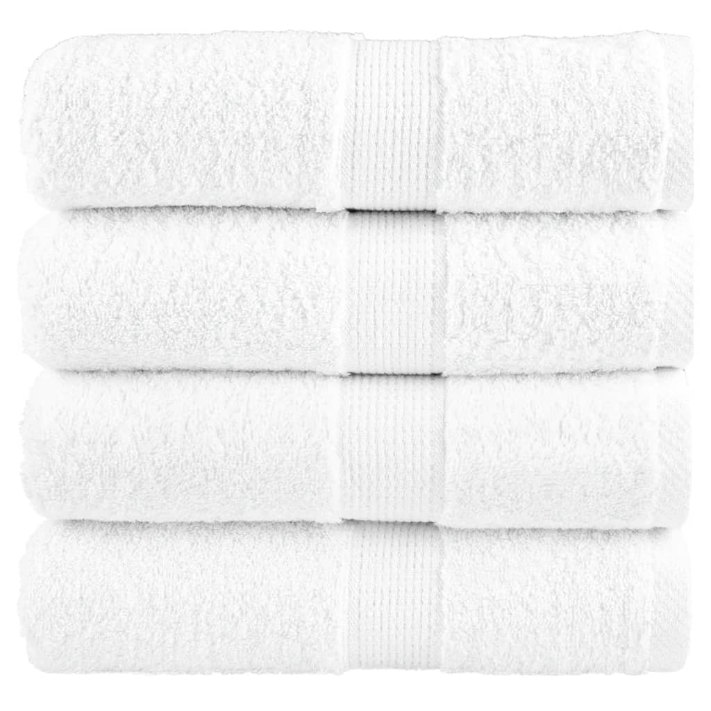 Solund towels 4 units white 30x30 cm 600 gsm v7584 Vetonek