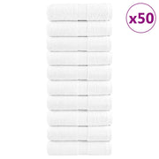 Solund towels 50 units white 30x30 cm 600 gsm v7607 Vetonek