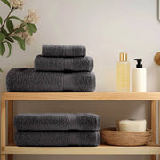 SOLUND hand towels 10 units anthracite 50x100 cm 600 gsm V7997 Vetonek