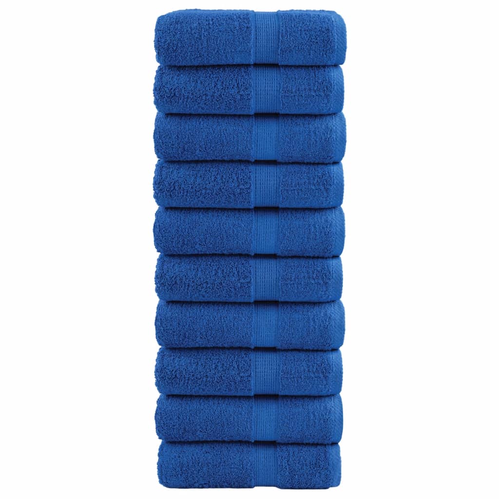 Vetonek Toallas SOLUND 10 unidades azul 30x30 cm 600 gsm