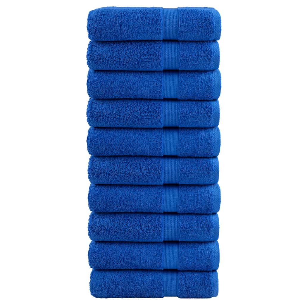 Toallas de baño SOLUND 10 unidades azul 100x150 cm 600 gsm