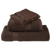 SOLUND hand towels 10 units brown 50x100 cm 600 gsm V8765 Vetonek