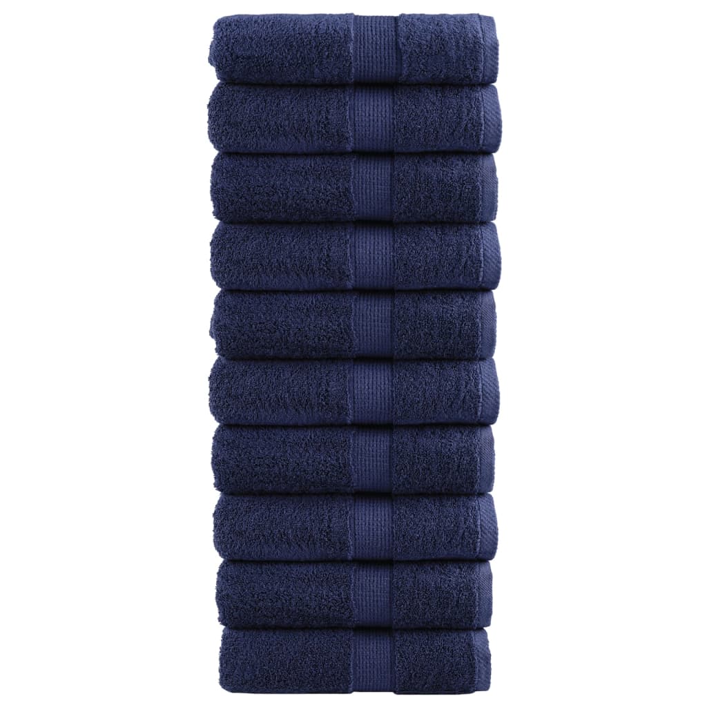 Solund towels 10 pcs navy blue 30x30 cm 600 gsm v8949 Vetonek
