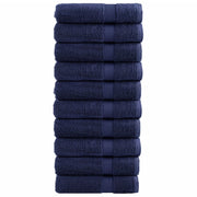 SOLUND hand towels 10 pcs navy blue 50x100 cm 600 gsm V9007 Vetonek