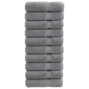 SOLUND hand towels 10 units gray 50x100 cm 600 gsm V9489 Vetonek