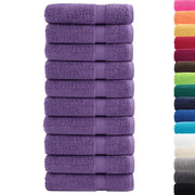 SOLUND hand towels 10 units purple 50x100 cm 600 gsm V9960 Vetonek